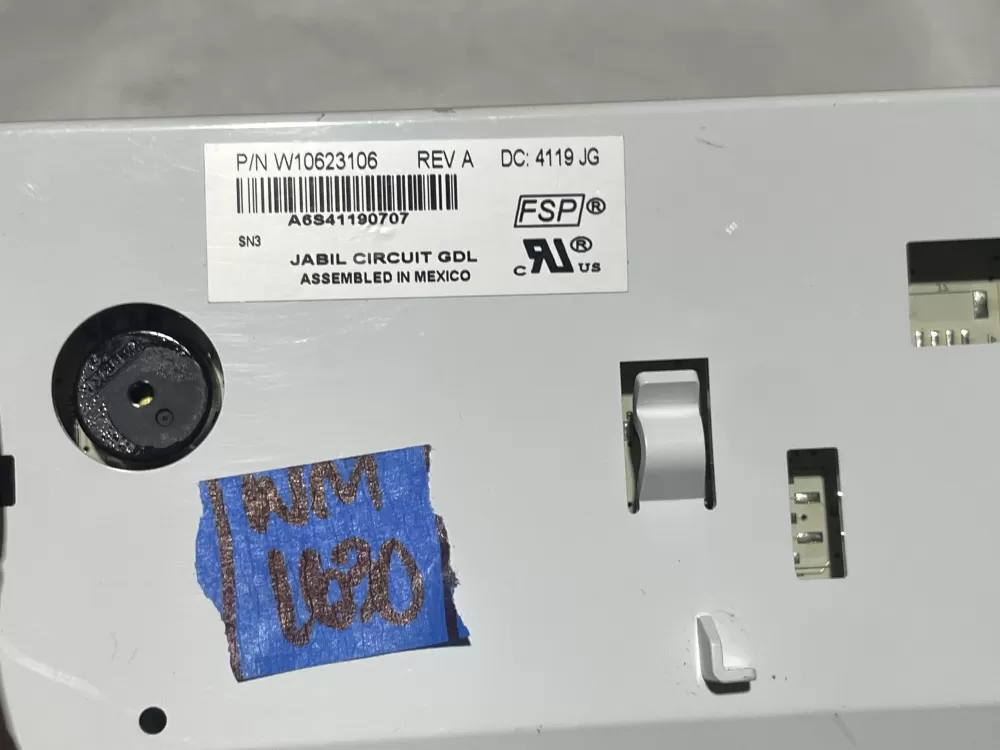 KitchenAid W10418411 W10623106 Refrigerator Control Board AZ107399 | Wm1630