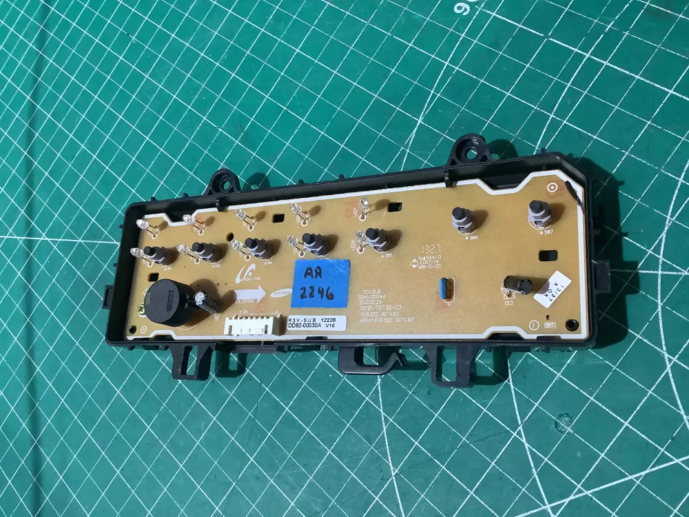 Samsung Dd61 00405a Dishwasher Control Board Display AZ191242 | AR2296