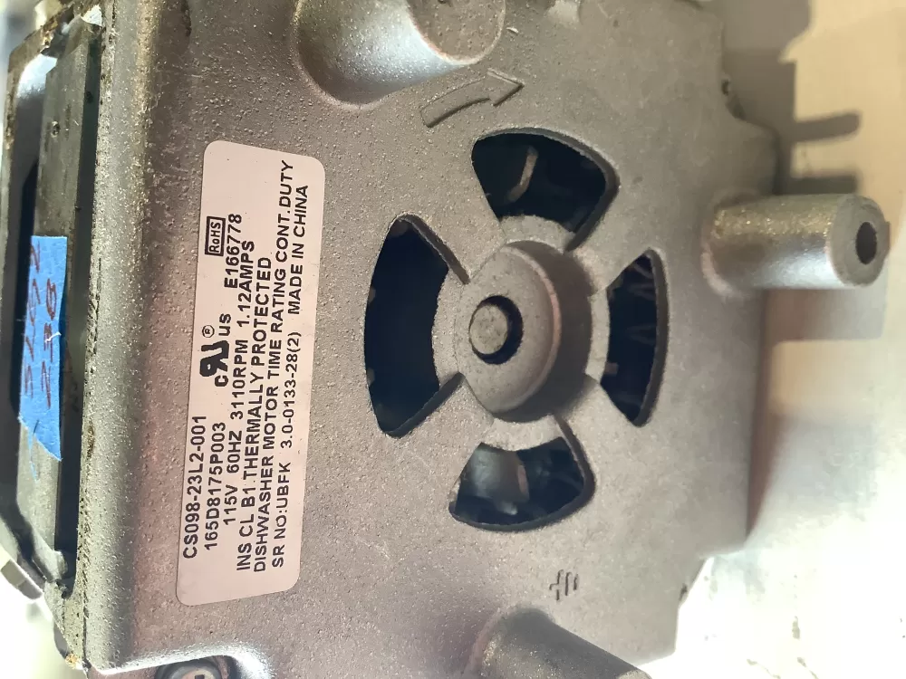 GE 165D8175P003 Dishwasher Motor AZ150869 | SL238