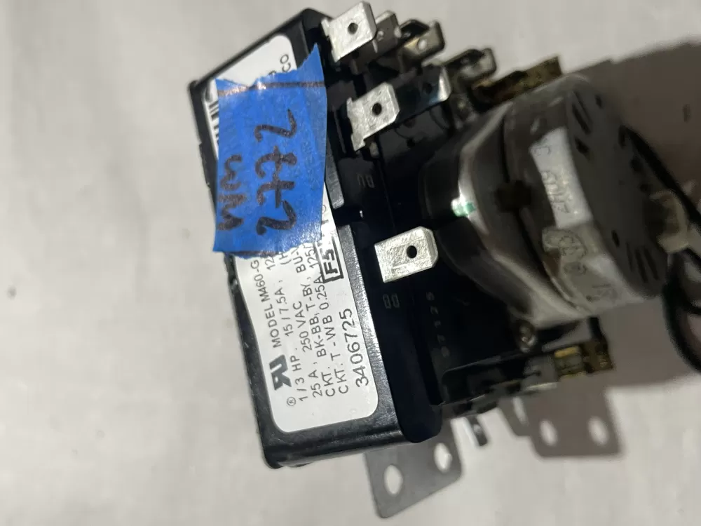 Whirlpool Maytag Amana AP6008573 3406725 WP3406725 Dryer Timer AZ198883 | Wm2772
