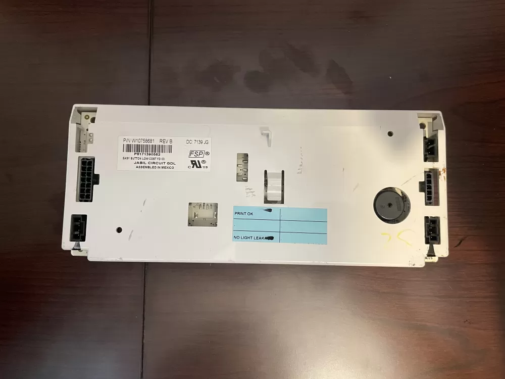 Whirlpool W10758681 Refrigerator Control Board AZ69289 | KM1444