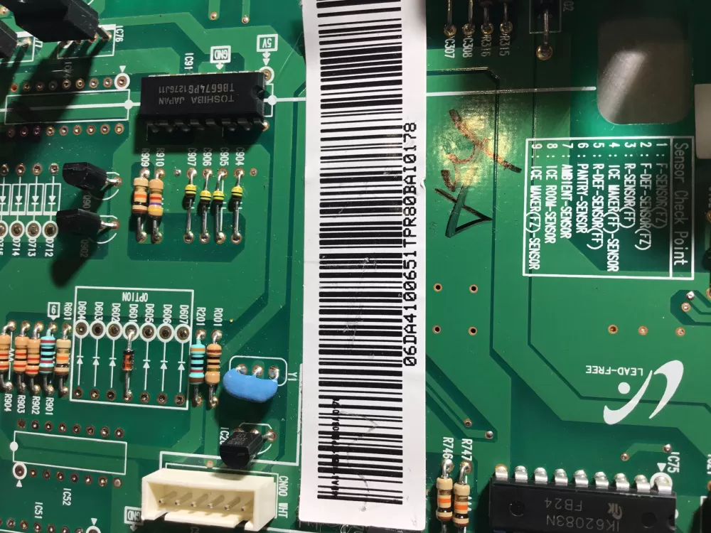 Samsung DA41 00651T DA4100651T Refrigerator Control Board AZ43433 | NRV427
