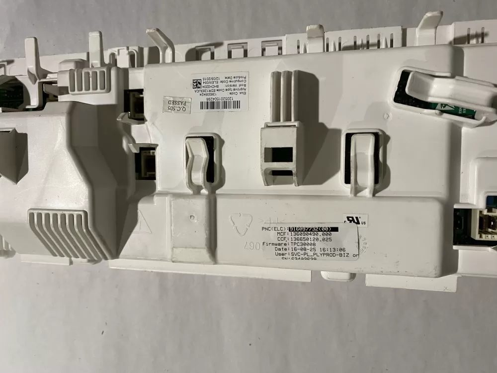 Electrolux Frigidaire 136006424 Dryer Control Board AZ192947 | BKV882