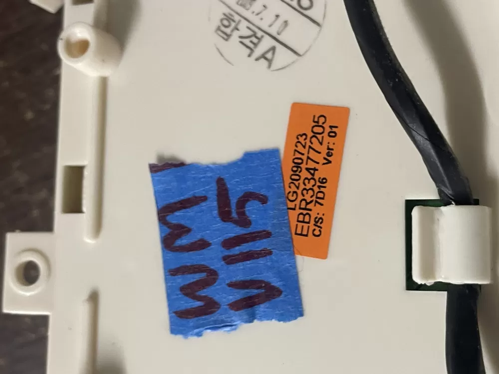 LG EAX32221201 EBR33477205 Dryer Control Board AZ45063 | Wmv155