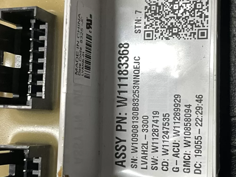 Whirlpool Maytag W11183368 W11195970 Washer Control Board AZ16283 | 1491WM