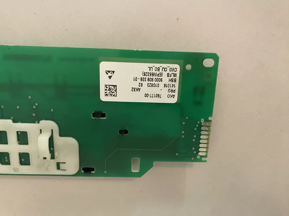 Bosch 9000 809 339-01 760177-00 Washer Control Board AZ113663 | BK1134