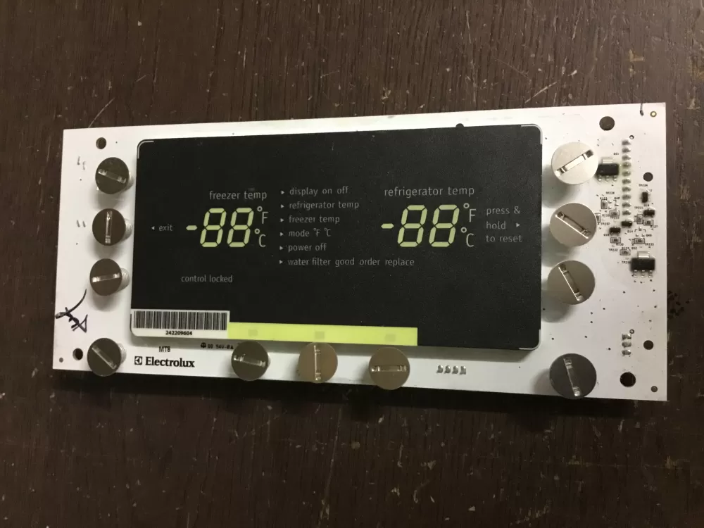 Frigidaire AP6285796 242209730 PS12364209 Refrigerator Control Board Display