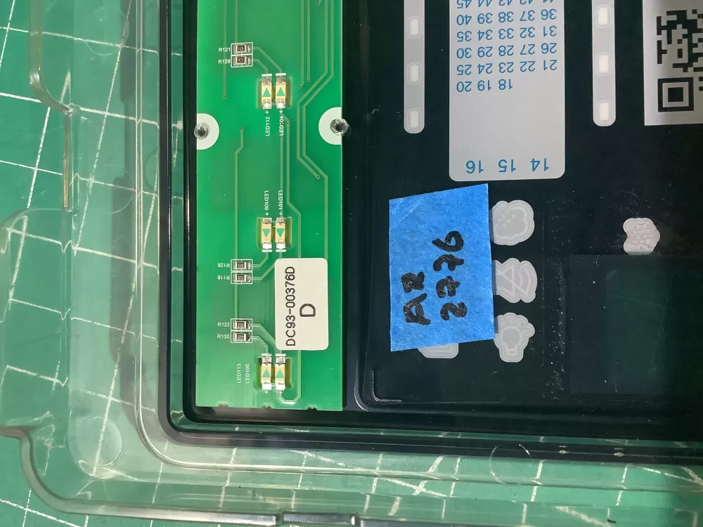 Samsung DC92-01607J DC94-06643A Dryer UI Control Board AZ199157 | AR2776