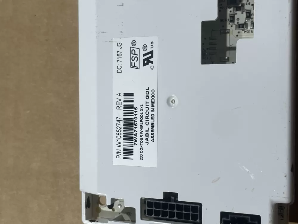 Whirlpool W10852747 Refrigerator Control Board Dispenser AZ62076 | Wm1882