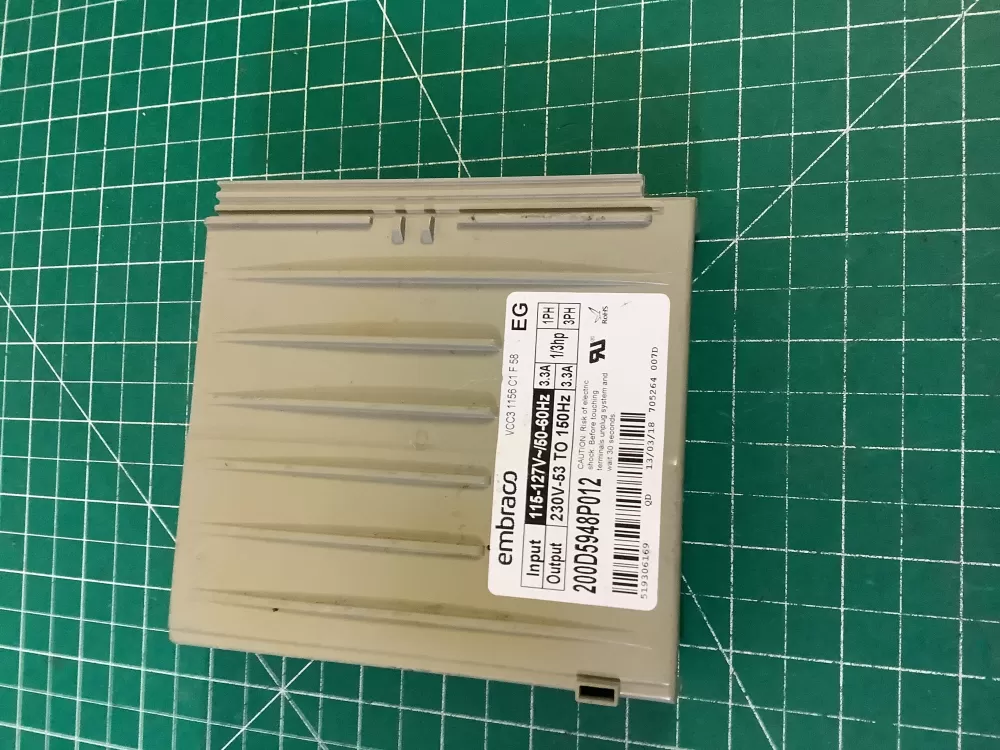 GE 200D5948P012 Refrigerator Control Board Inverter