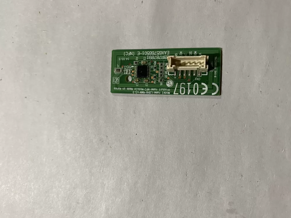 LG EBR80574938  AP6982795  EBR78789101 Washer User Interface Control Board