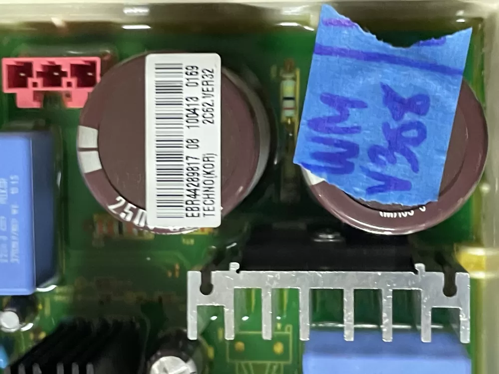 LG EBR44289817 EAX44288302 Washer Control Board AZ44218 | WMV388