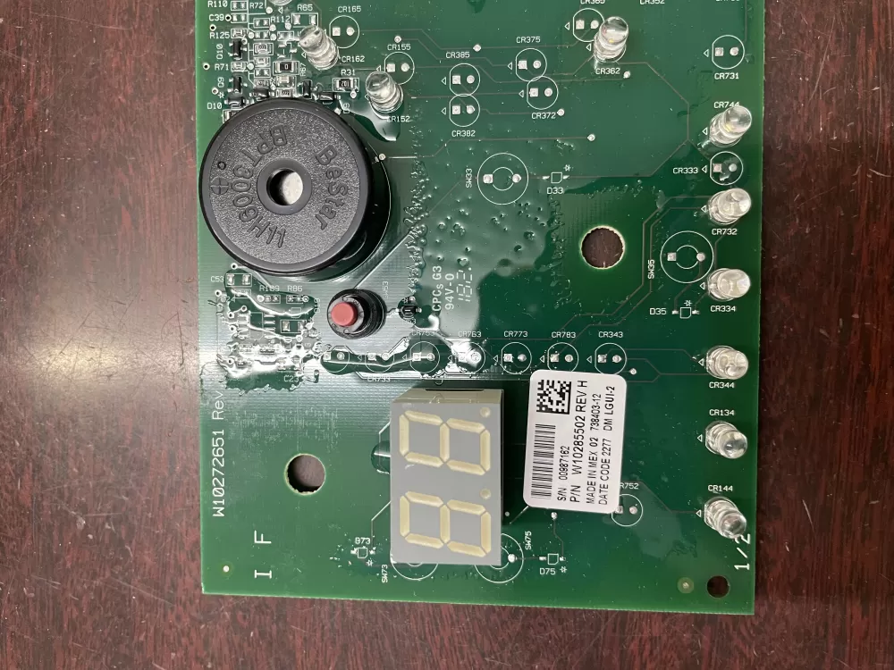 Whirlpool W10272651 W10285502 Washer UI Control Board AZ34956 | KM120