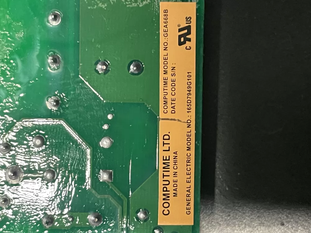 GE 165D7949G101 Dishwasher Control Board AZ20308 | WM1037
