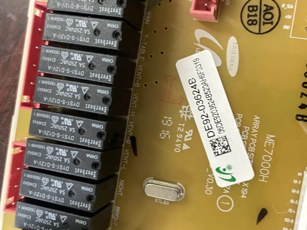 Samsung DE92-03624B DE41-00447A Microwave Main Control Board AZ37497 | Wm450
