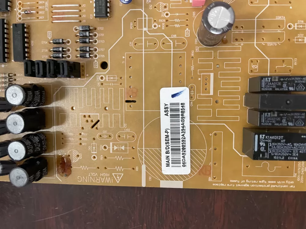 Samsung DA92-00592A DA92-00592B Refrigerator Control Board AZ35726 | KM328