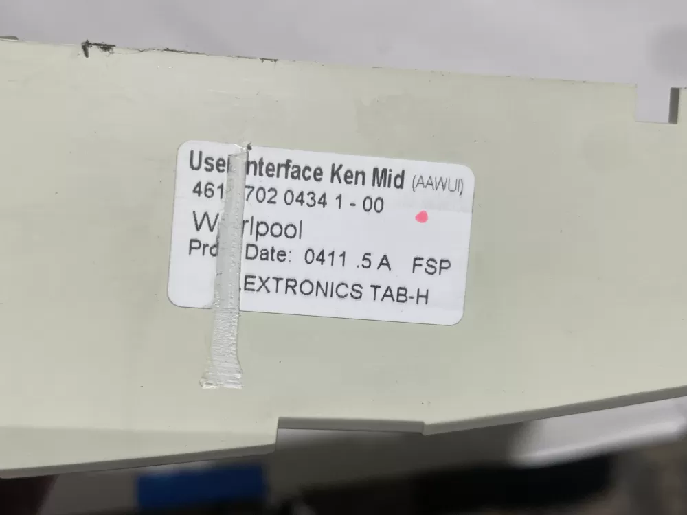 Whirlpool 4619 702 0434 1 - 00 Washer Control Board AZ140778 | Wmv498