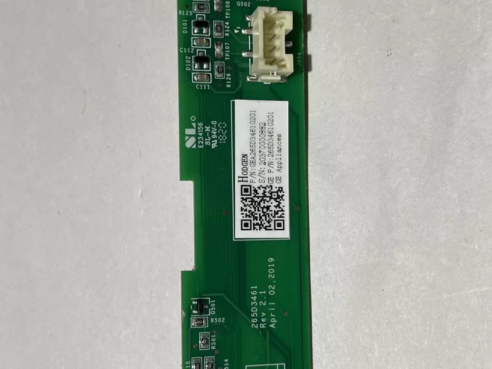 265D3461G201 GEA265D3461G201 GE Control Board AZ138823 | KMV666