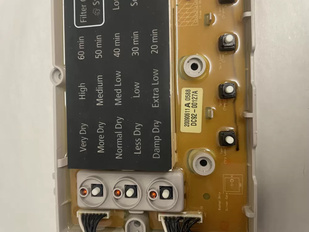 Samsung DC92 00127A Dryer Control Board AZ208211 | KMV720