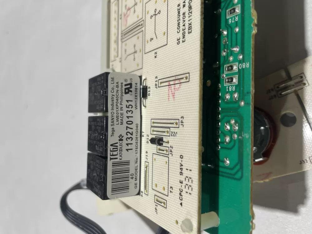 GE 175D5261G040 EBX1129P004 WH12X10614 Washer Control Board AZ111573 | Wm808