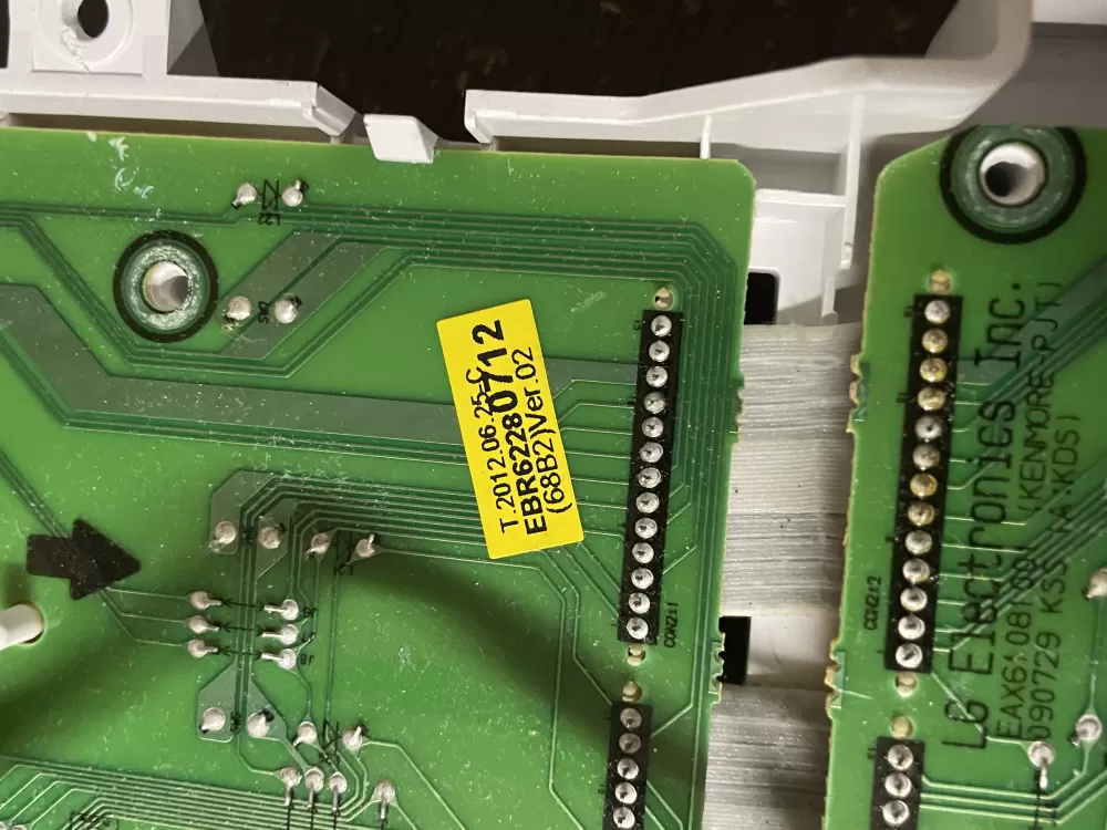 LG Kenmore EBR62280712 Washer Display Power Control Board AZ53624 | Wm1896
