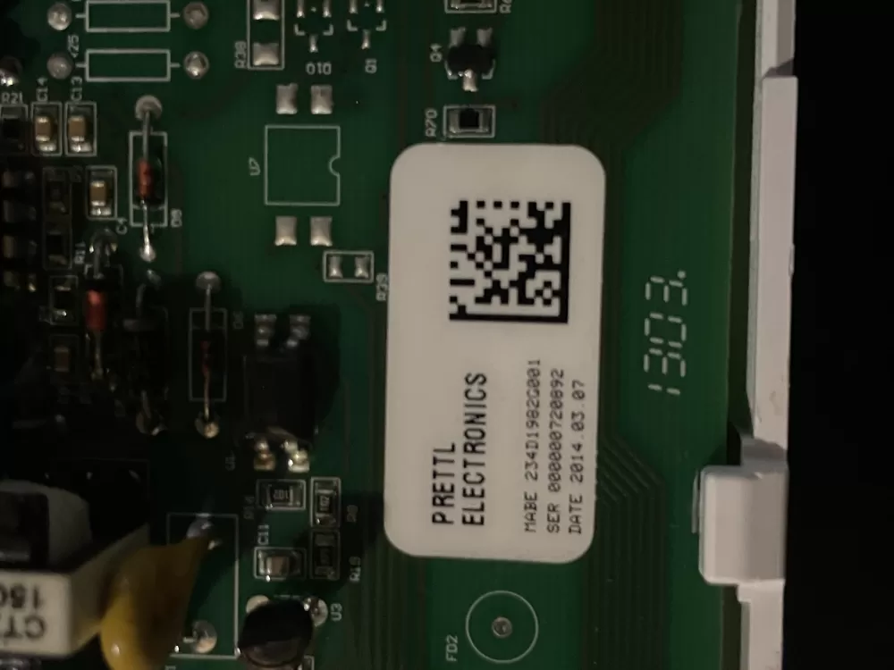 GE 234D1982G001 Dryer Control Board AZ35205 | Wm421
