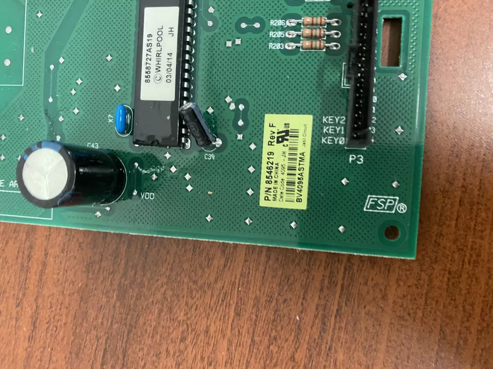 Whirlpool WP8546219 Dryer Control Board AZ39200 | BK394