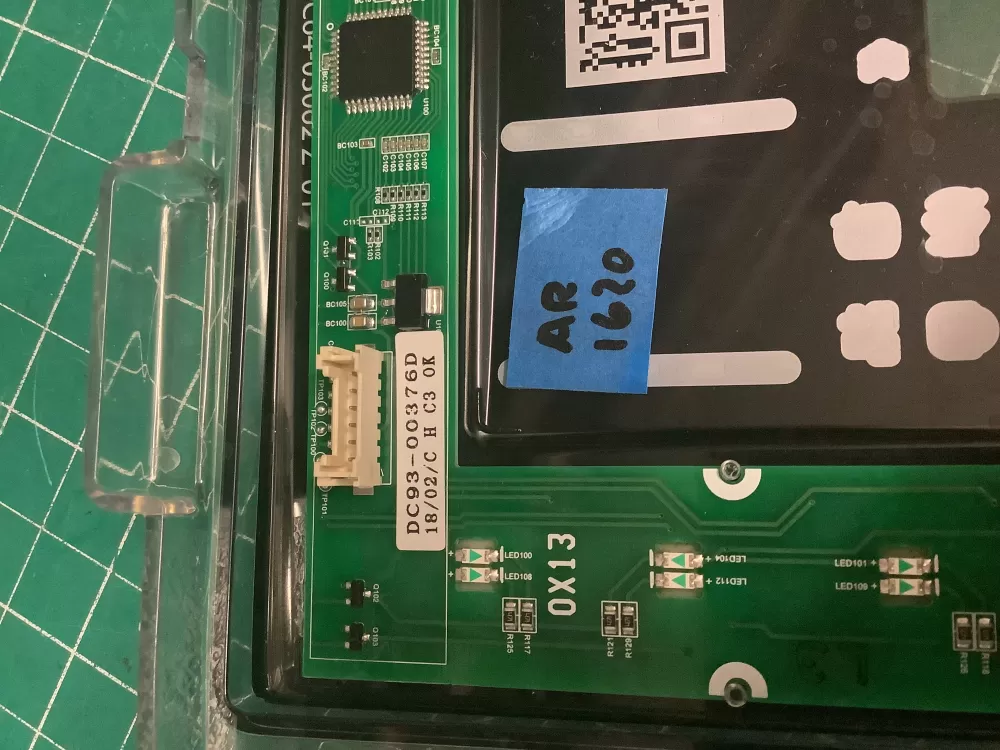 Samsung DC92-01607J DC94-06643A Dryer UI Control Board AZ209582 | AR1620