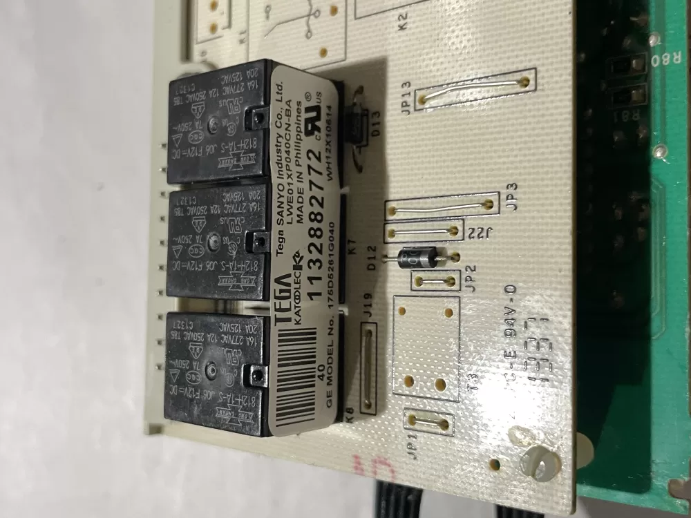 GE 175D5261G040 EBX1129P004 WH12X10614 Washer Control Board AZ197921 | Wm2757