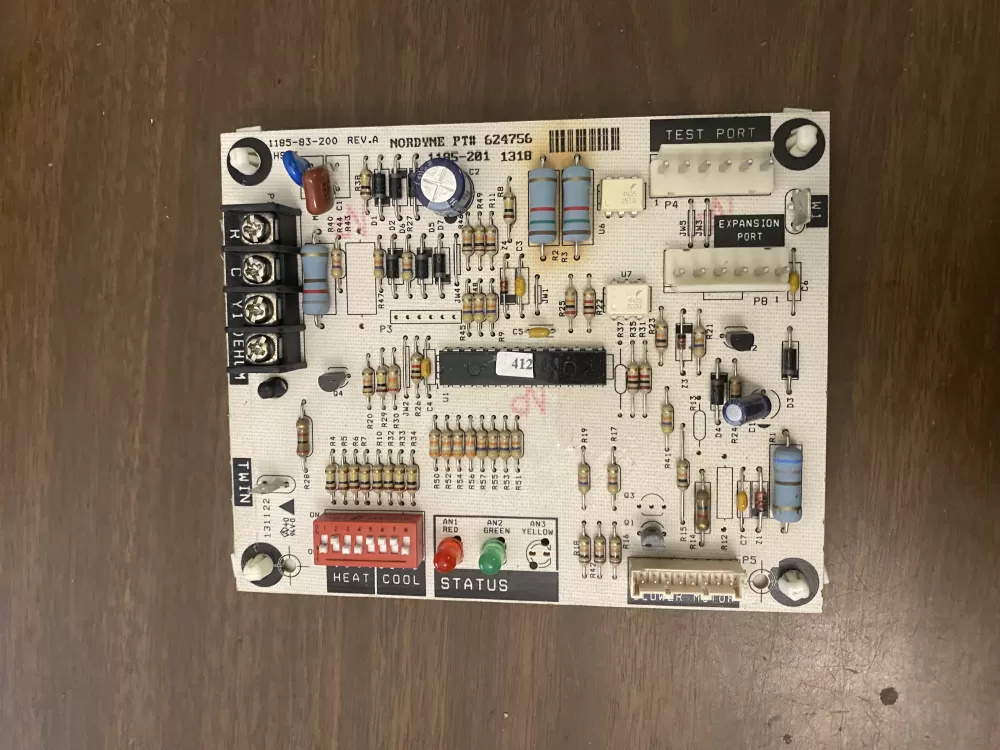 Nordyne 1185 83 200 Furnace Control Board AZ102673 | BK901
