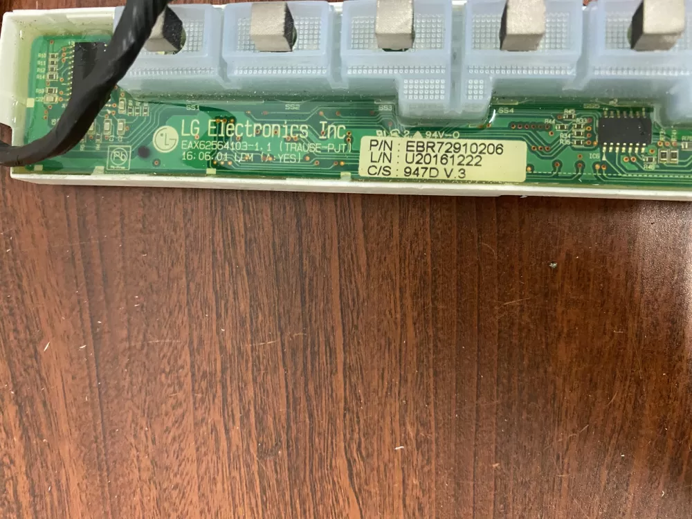 LG EBR72910206 Dishwasher Control Board Pcb User AZ46144 | BK1776
