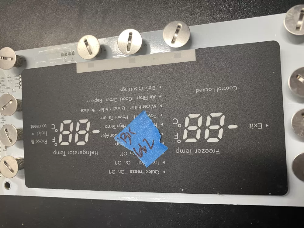 Frigidaire A05860726/A Refrigerator Control Board Display AZ23151 | BK662