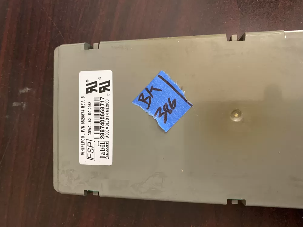 Whirlpool KitchenAid Kenmore WP8564543 Dishwasher Control Board AZ36994 | BK386