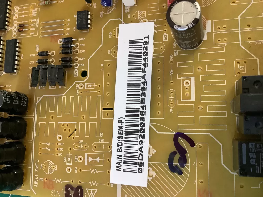 Samsung AP5620310 DA92 00384B Refrigerator Control Board AZ196290 | NR305