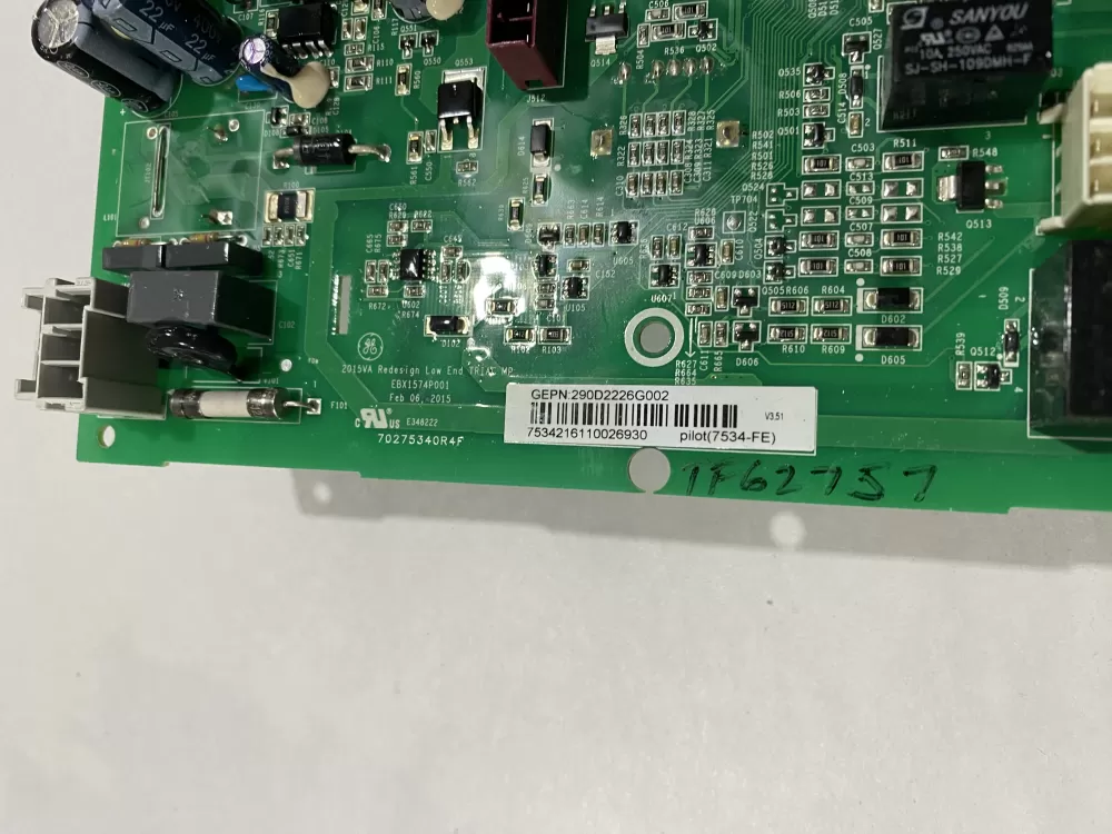 GE WH22X29556 WH18X25896 290D2226G002 Washer Control Board AZ184658 | BK355