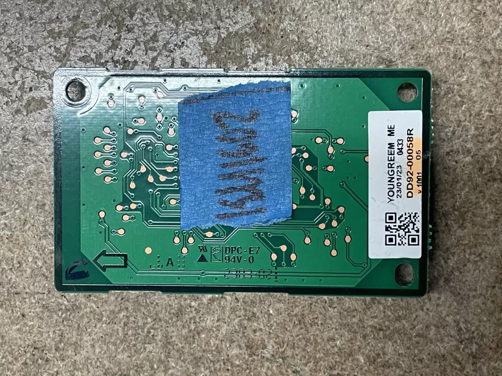 Samsung DD92-000 Dishwasher Display Control Board AZ15252 | KM1602