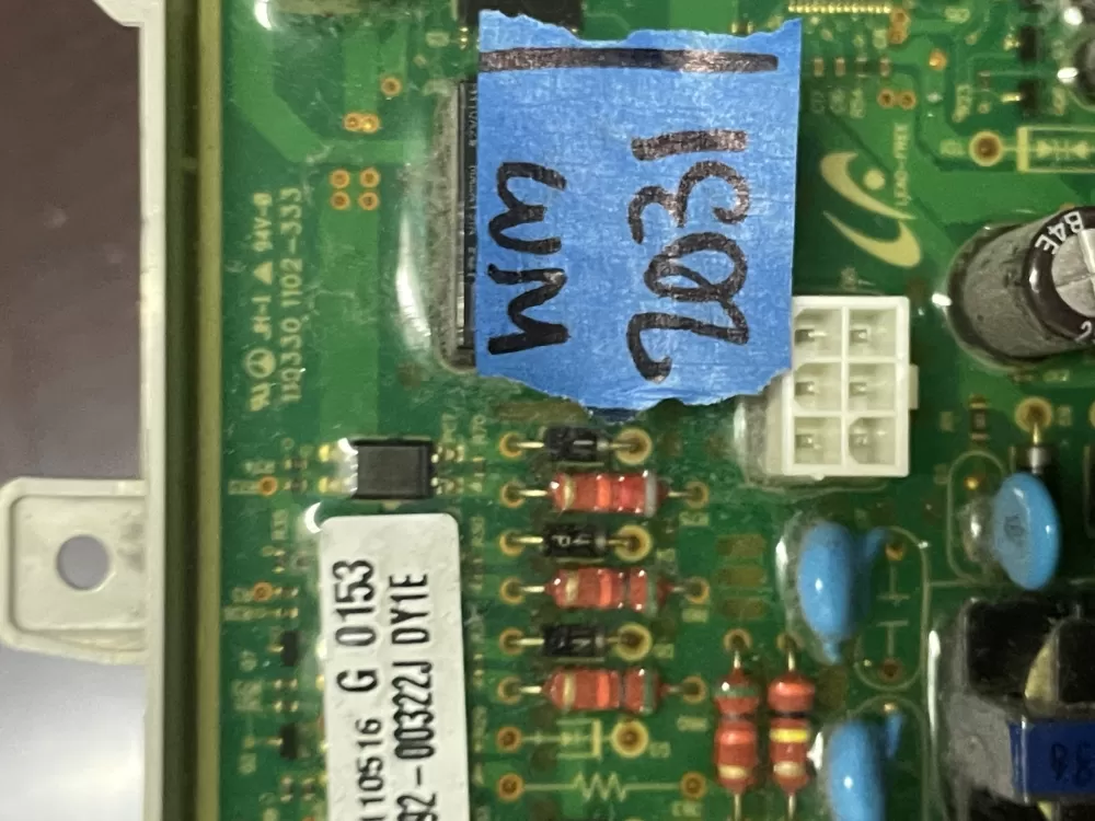 Samsung DC92 00322J Dryer Control Board AZ96938 | Wm2031