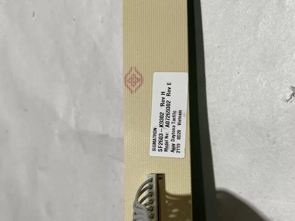 Frigidaire A07269302 SF2603 K9302 Dishwasher Control Board AZ141563 | Wm2245