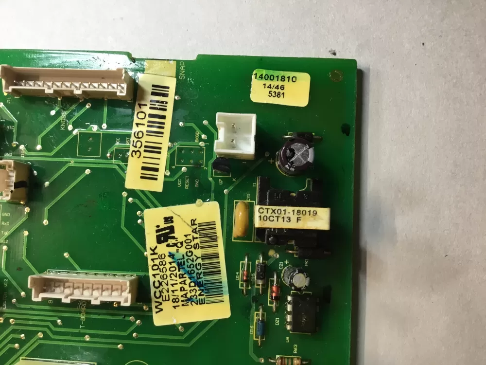 GE Kenmore WH18X10002 233D1652G001 Washer Control Board AZ98279 | 1967