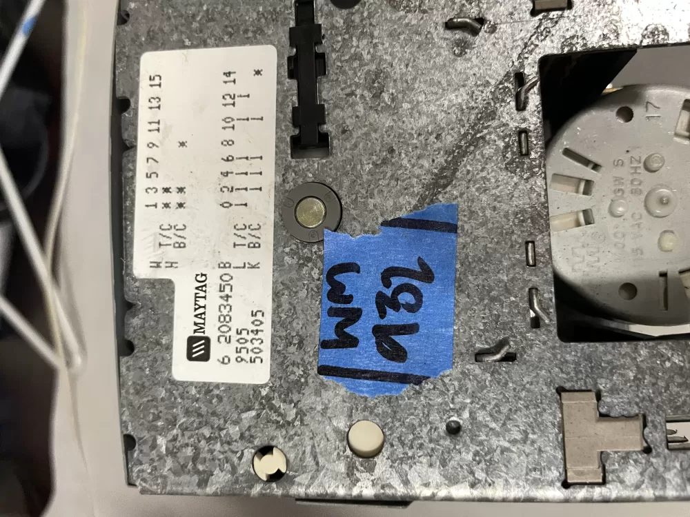 Maytag WP22001638 6 2095300 62095300 Washer Timer AZ216066 | Wm932