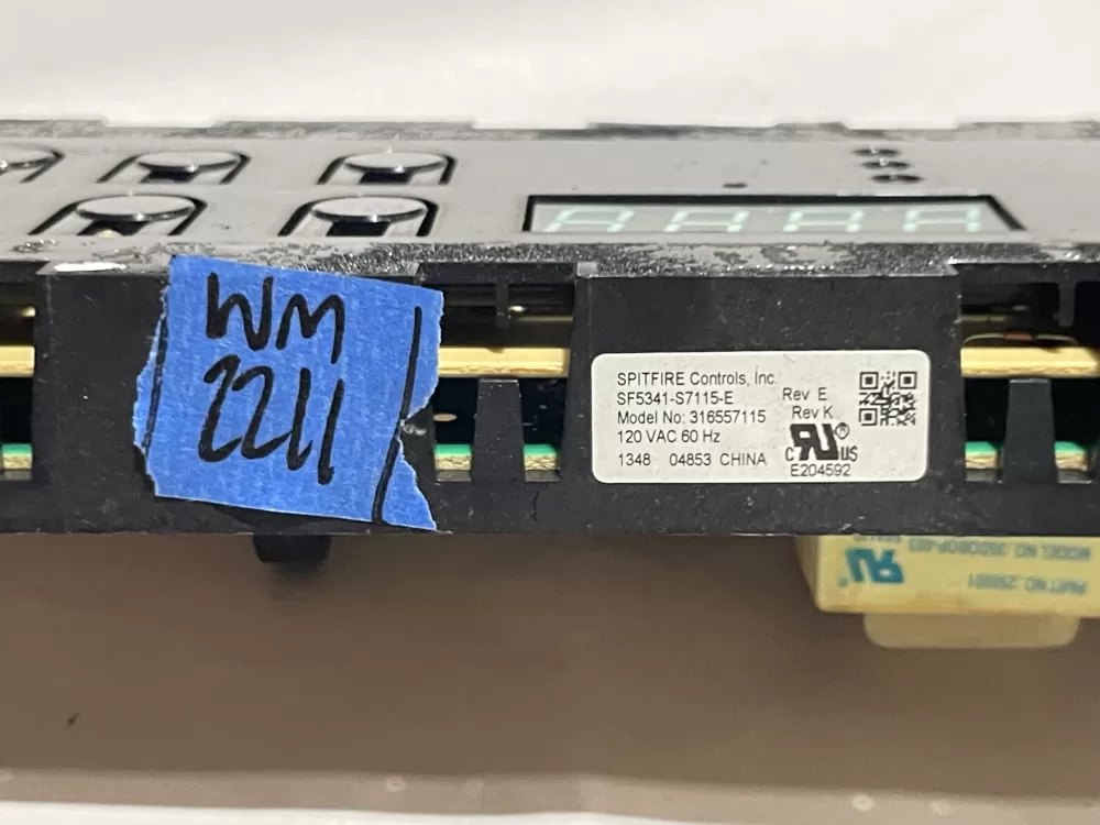 Frigidaire 316418200 316557100 316557115 Range Control Board AZ141520 | Wm2211