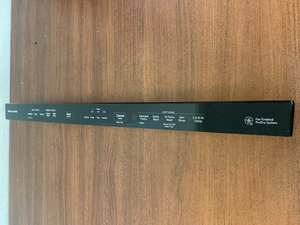 KitchenAid  Whirlpool W10905154 Dishwasher Control Board Panel