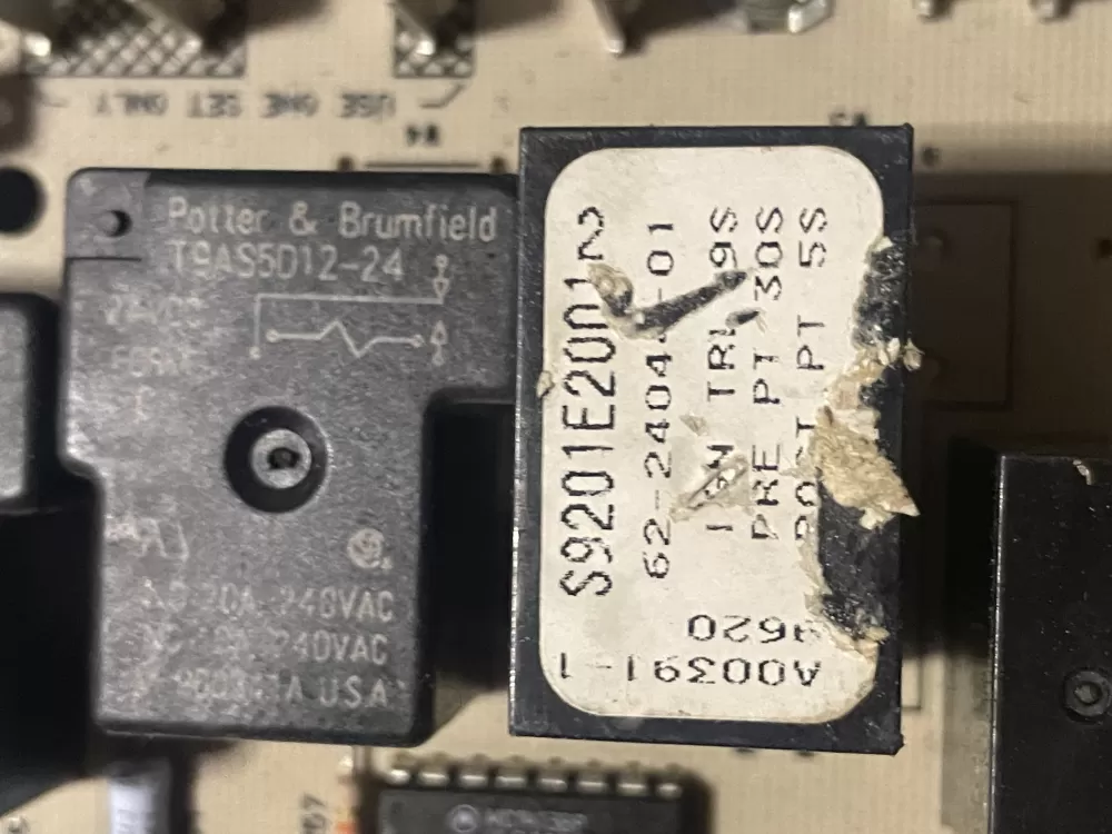 Rheem 62 24044 01 Furnace Control Board Ruud Fan Circuit AZ28697 | Wm302