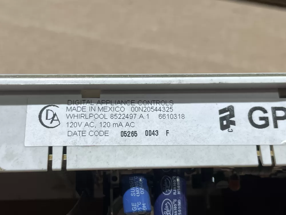 Whirlpool 8522497 Range Main Board Control AZ78784 | Wm2064