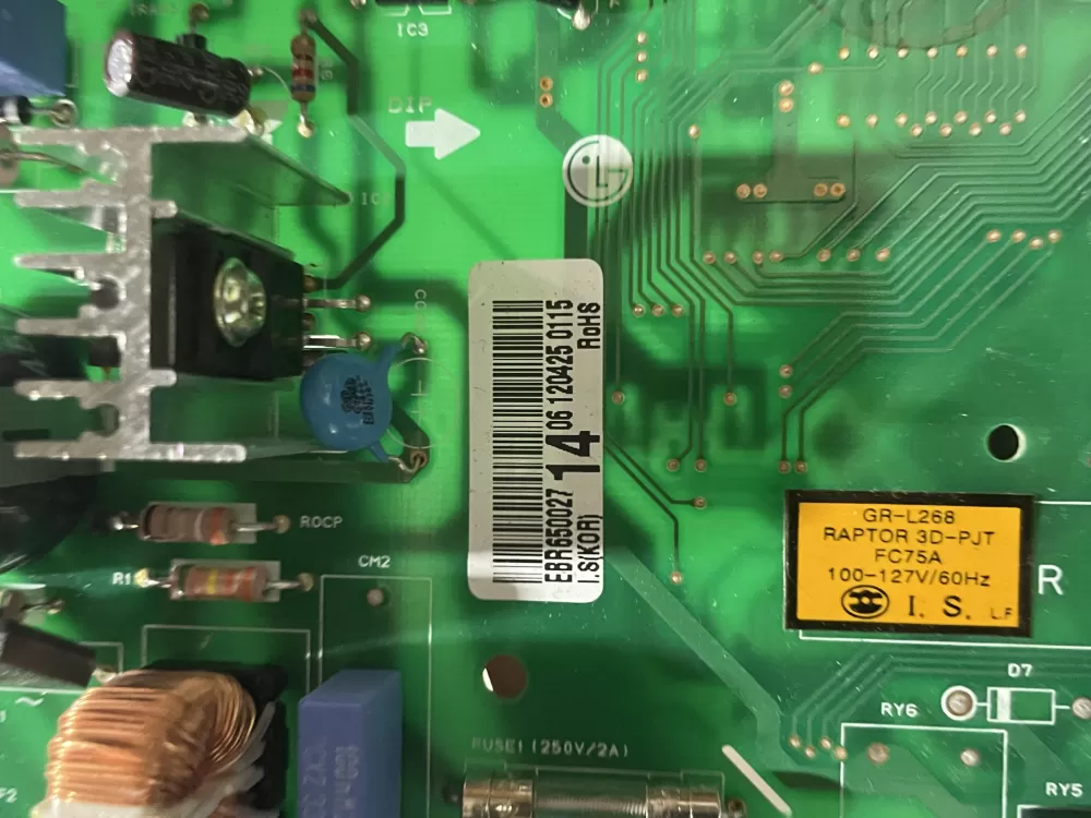 LG Kenmore EBR65002714 Refrigerator Control Board AZ192448 | Wm1031