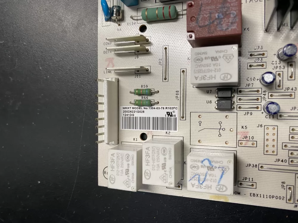 GE 200D6221G028 EBX1110P002 Refrigerator Control Board AZ6635 | BK1433