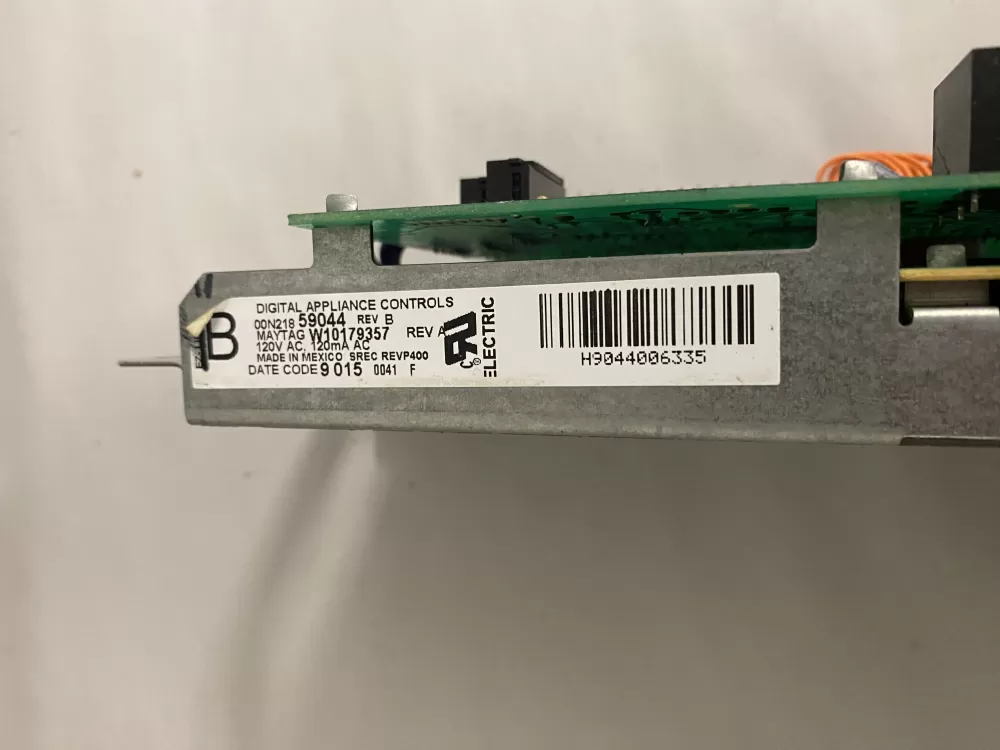 Whirlpool W10179357 AP6016390 Range Oven UI Control Board AZ204551 | BKV907
