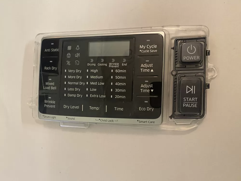 Samsung DC92-01607J  AP6243588  DC94-06643A  DC93-00376D  PS12084833 Dryer UI Control Board