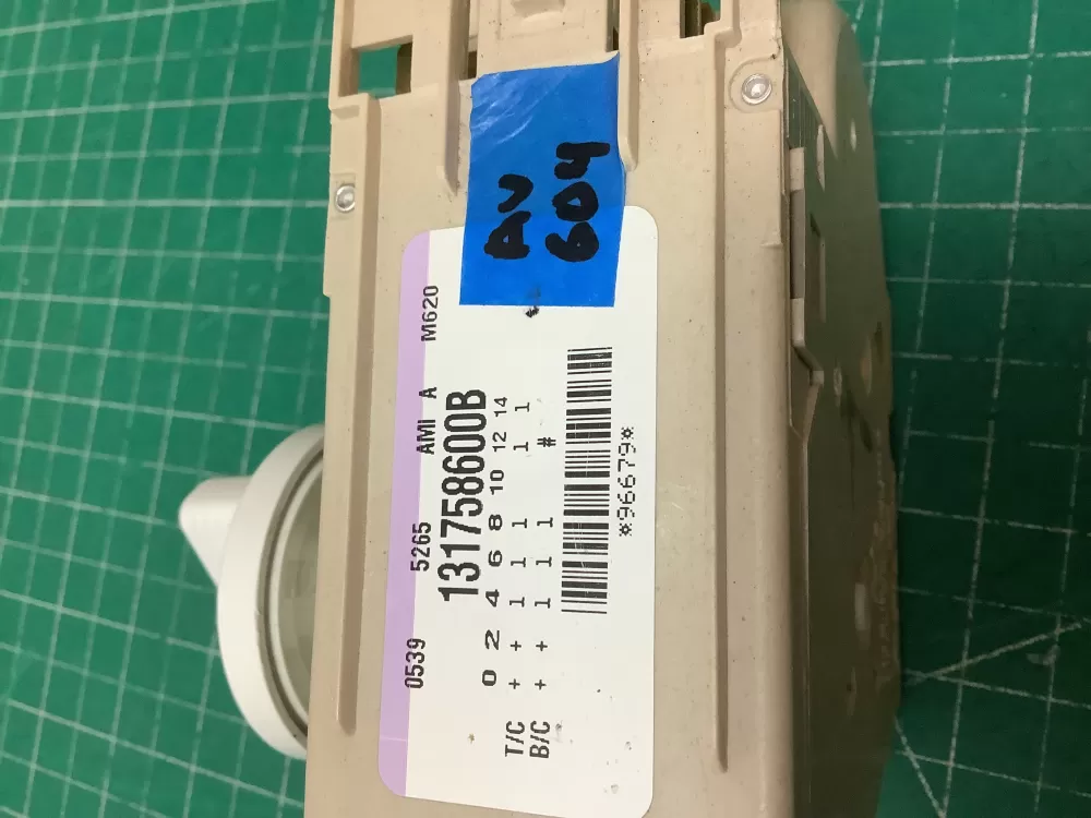Frigidaire 131758600B GE Kenmore Washer Timer AZ226149 | ARV604