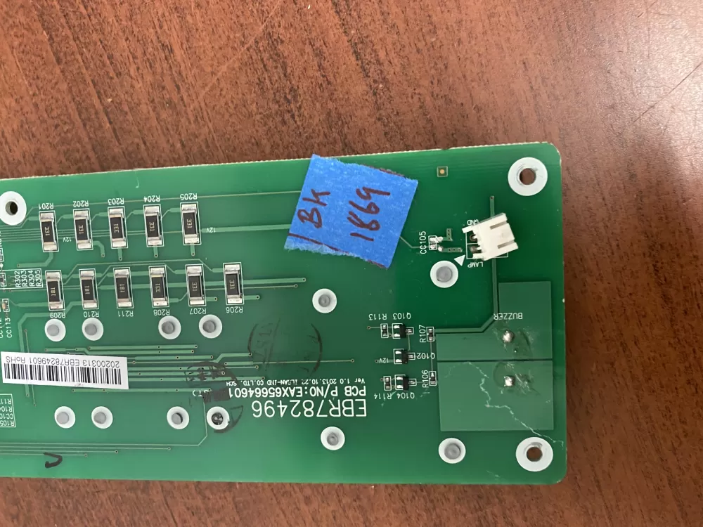 LG EBR78249601 Refrigerator Control Board AZ52022 | BK1869